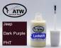 Preview: Jeep, Dark Purple, PHT: 20ml Lackstift, von ATW Autoteile West.